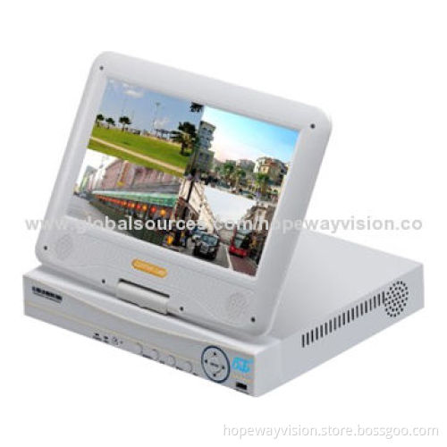 7-inch LCD NVR with 4CH HDMI Output and 960H Playback